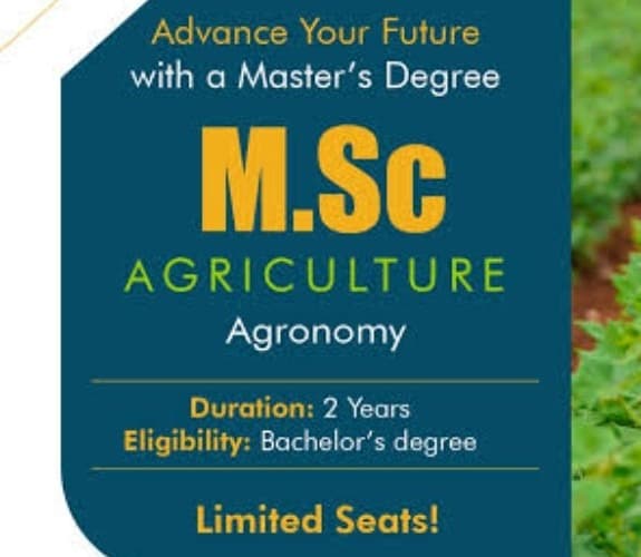 M.Sc Agriculture in Agronomy Official Overview