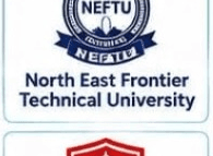 North East Frontier Technical University Official Logo Card