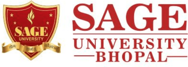 SAGE University Bhopal Official Logo Card