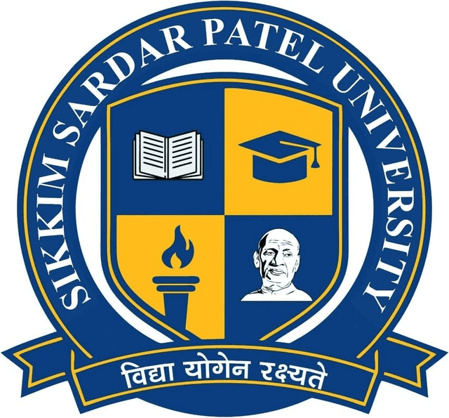 Sikkim Sardar Patel University Official Logo Card